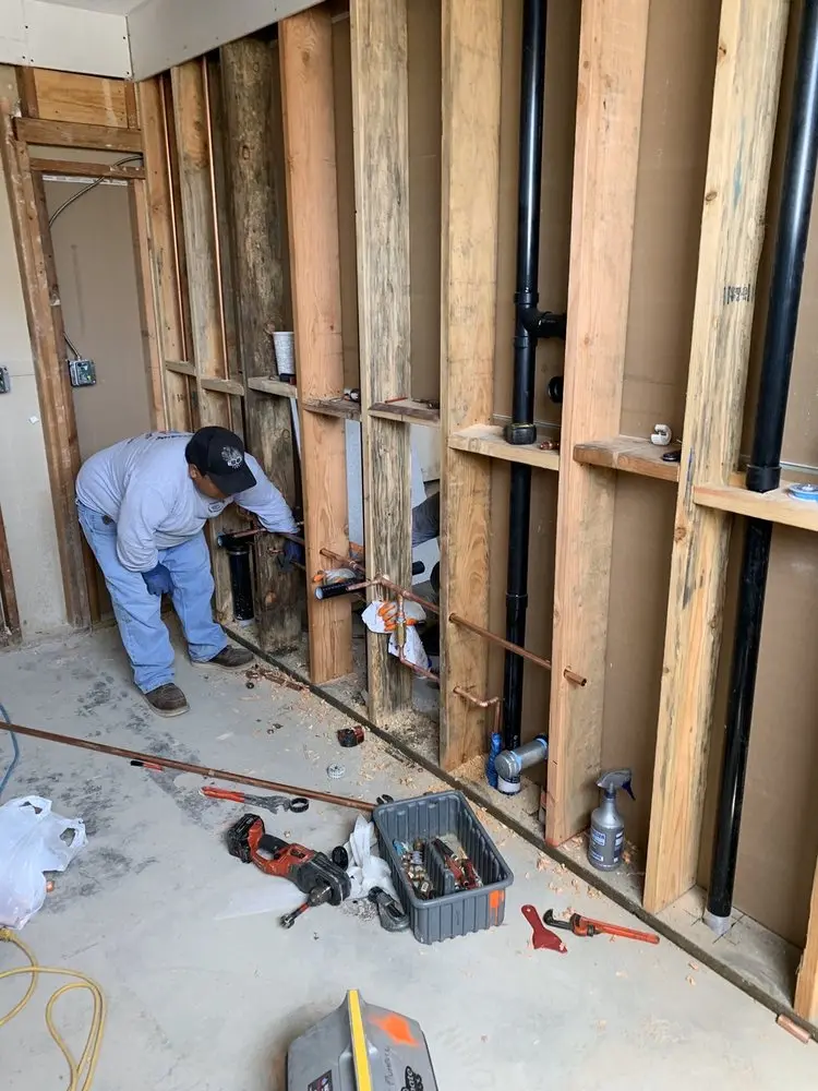 Commercial rough-in plumbing for Gas Line Repair in Snidercrest